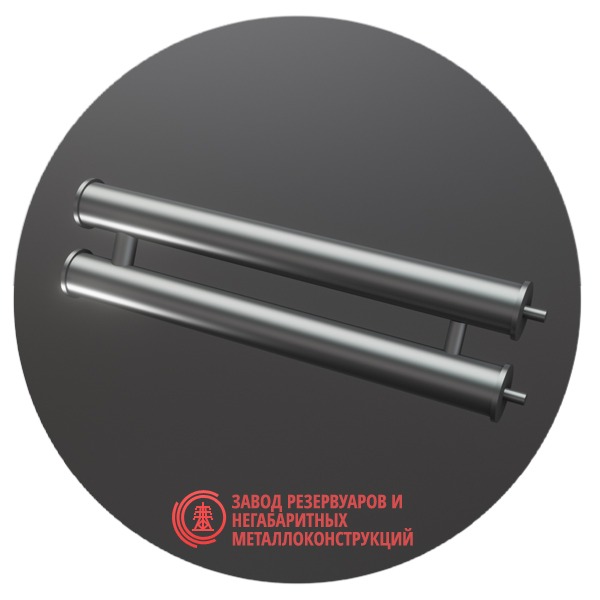 Регистры отопления двухрядные РСП-2x89x3.0-7000 мм