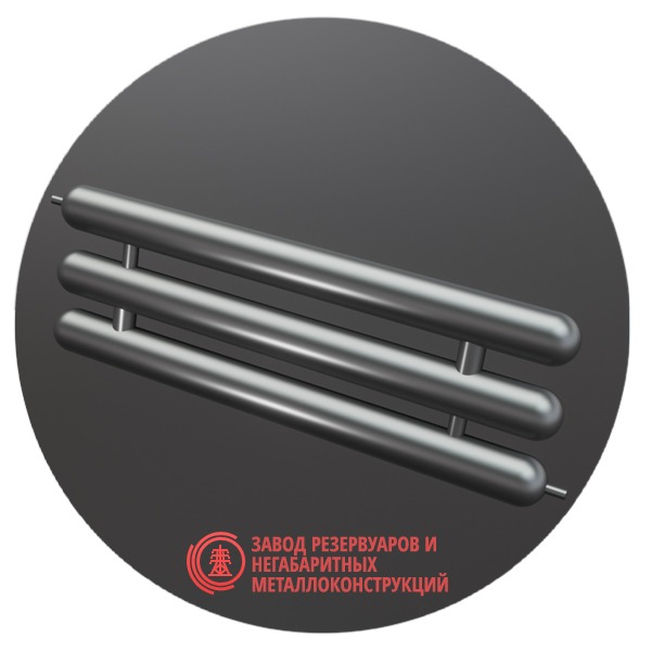 Регистры отопления трехрядные РСЭ-3x133x4.0-1000 мм