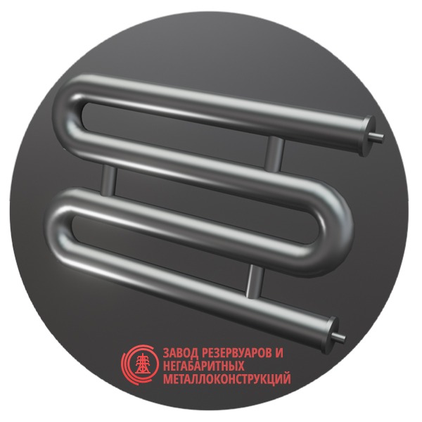 Регистры отопления четырехрядные РЗП-4x114x4.0-2000 мм