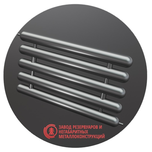Регистры отопления пятирядные РСЭ-5x48x2.0-2000 мм